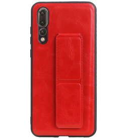 Grip Stand Hardcase Backcover para Huawei P20 Pro Red