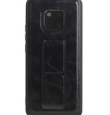 Grip Stand Hardcase Bagcover til Huawei Mate 20 Pro Black