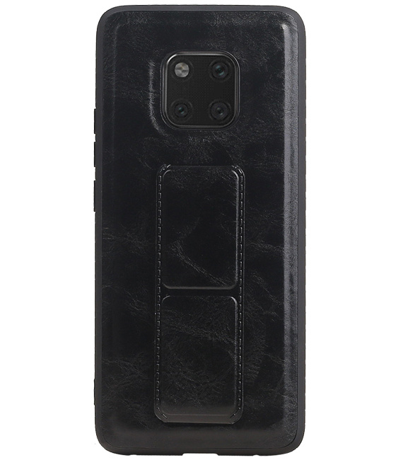 Grip Stand Hardcase Backcover für Huawei Mate 20 Pro Schwarz