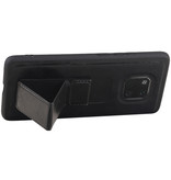 Grip Stand Hardcase Backcover für Huawei Mate 20 Pro Schwarz