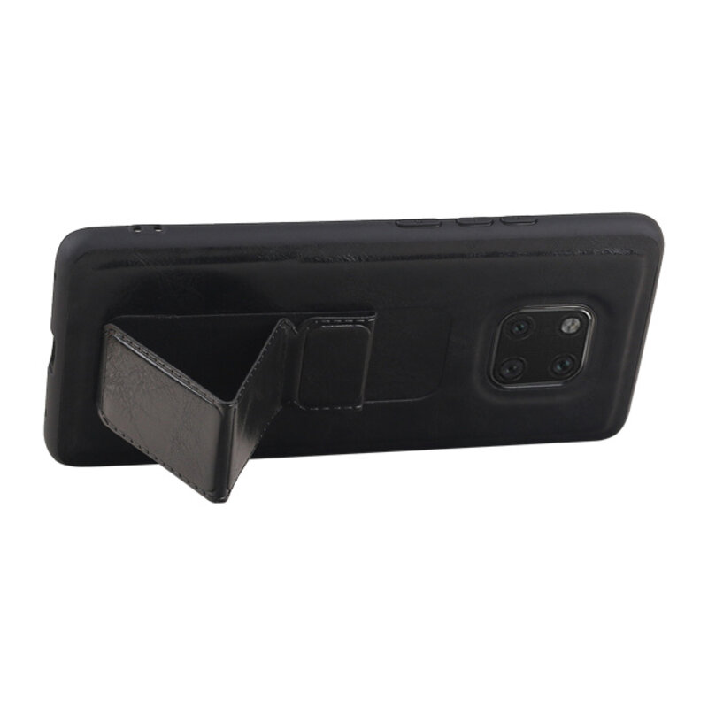 Grip Stand Hardcase Backcover per Huawei Mate 20 Pro Black