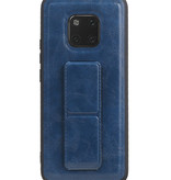 Grip Stand Hardcase Backcover for Huawei Mate 20 Pro Blue