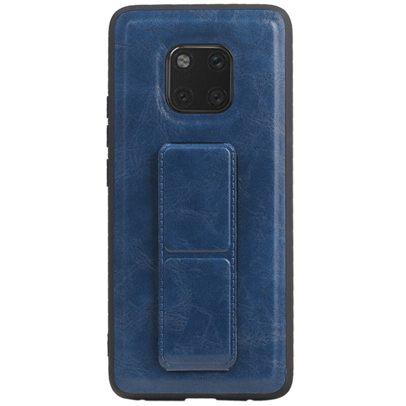 Grip Stand Hardcase Backcover for Huawei Mate 20 Pro Blue