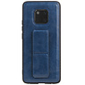 Grip Stand Hardcase Backcover voor Huawei Mate 20 Pro Blauw