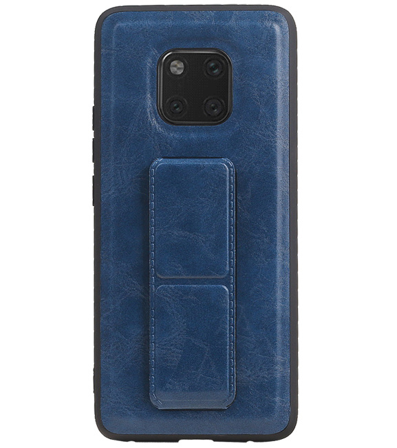 Grip Stand Hardcase Bagcover til Huawei Mate 20 Pro Blue