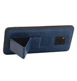 Grip Stand Hardcase Backcover for Huawei Mate 20 Pro Blue