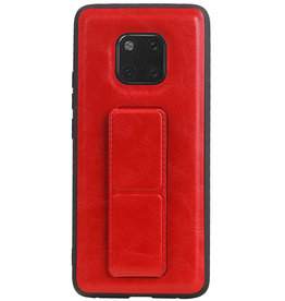Grip Stand Hardcase Backcover voor Huawei Mate 20 Pro Rood