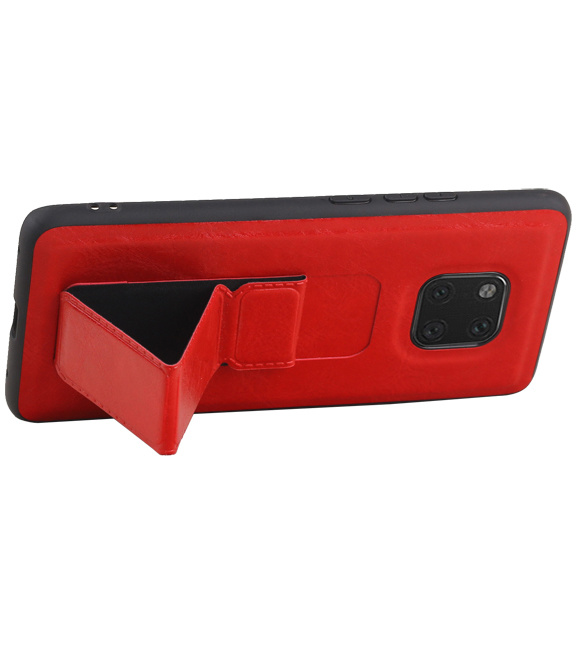 Grip Stand Hardcase Backcover for Huawei Mate 20 Pro Red