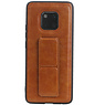 Grip Stand Hardcase Backcover für Huawei Mate 20 Pro Brown