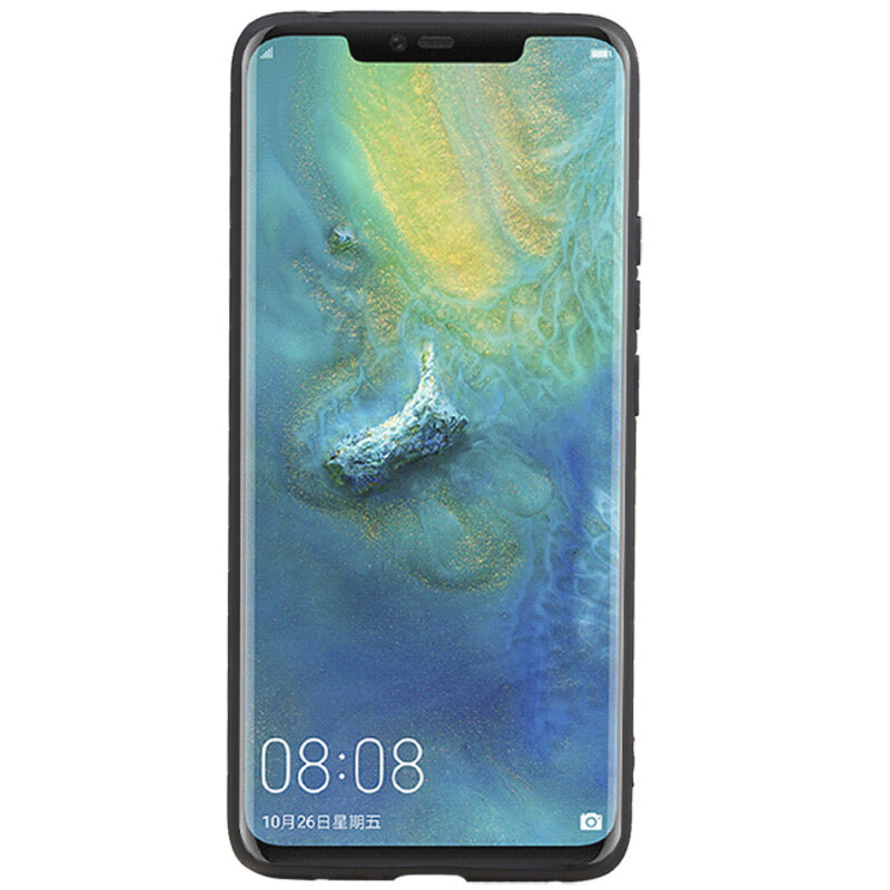 Grip Stand Hardcase Bagcover til Huawei Mate 20 Pro Brown