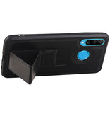 Grip Stand Hardcase Backcover für Huawei P30 Lite / Nova 4E Schwarz