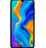 Funda rígida con soporte de agarre para Huawei P30 Lite / Nova 4E Marrón