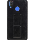 Grip Stand Hardcase Backcover für Huawei Nova 3 Schwarz