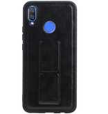 Grip Stand Hardcase Backcover for Huawei Nova 3 Black