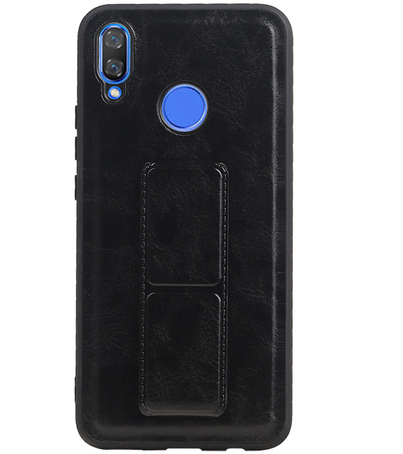 Grip Stand Hardcase Backcover für Huawei Nova 3 Schwarz