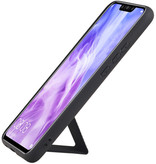 Grip Stand Hardcase Backcover for Huawei Nova 3 Black