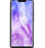 Grip Stand Hardcase Backcover voor Huawei Nova 3 Zwart