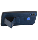 Grip Stand Hardcase Bagcover til Huawei Nova 3 Blue