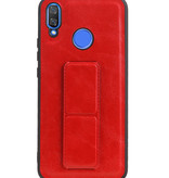 Grip Stand Hardcase Backcover para Huawei Nova 3 Red