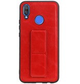 Grip Stand Hardcase Backcover for Huawei Nova 3 Red