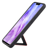 Grip Stand Hardcase Backcover für Huawei Nova 3 Red