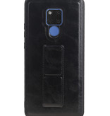 Grip Stand Hardcase Backcover per Huawei Mate 20 X Nero