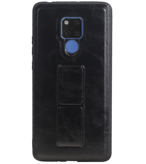 Grip Stand Hardcase Backcover per Huawei Mate 20 X Nero