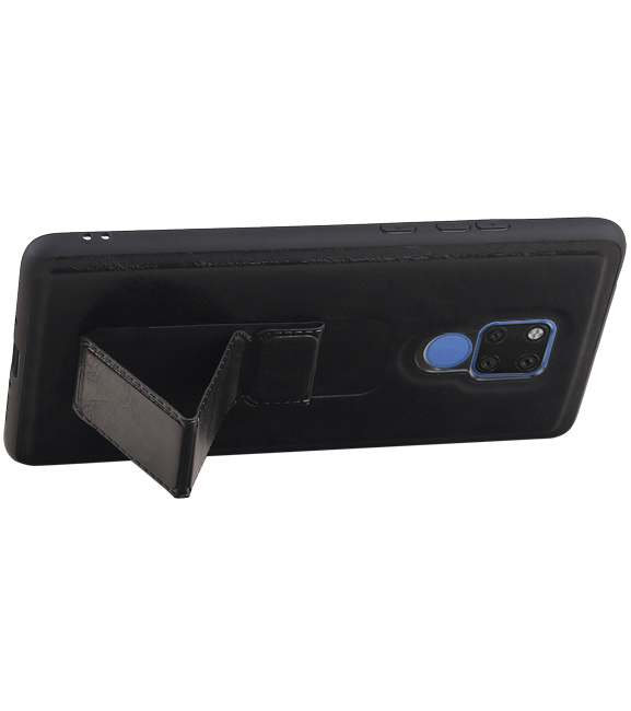 Grip Stand Hardcover Backcover pour Huawei Mate 20 X Noir