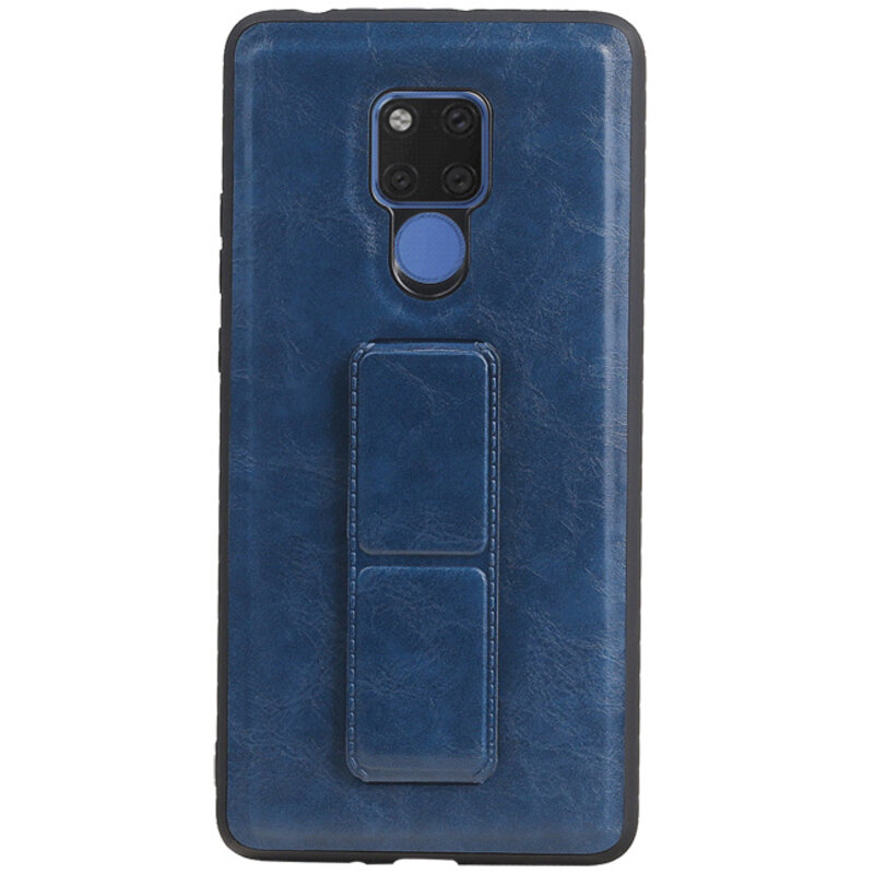 Grip Stand Hardcase Backcover voor Huawei Mate 20 X Blauw