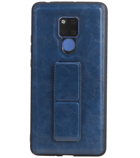 Grip Stand Hardcase Backcover for Huawei Mate 20 X Blue