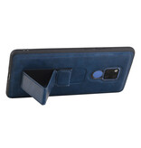 Grip Stand Hardcase Backcover für Huawei Mate 20 X Blue