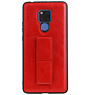 Grip Stand Hardcase Backcover para Huawei Mate 20 X Rojo