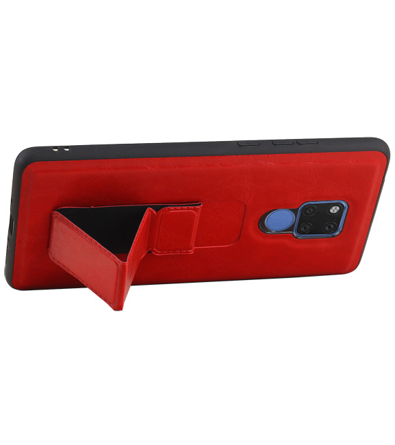 Grip Stand Hardcase Backcover for Huawei Mate 20 X Red