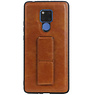 Grip Stand Hardcase Bagcover til Huawei Mate 20 X Brown