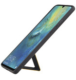 Grip Stand Hardcase Backcover para Huawei Mate 20 X Marrón