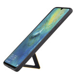 Grip Stand Hardcase Backcover para Huawei Mate 20 X Marrón
