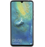 Grip Stand Hardcase Backcover para Huawei Mate 20 X Marrón