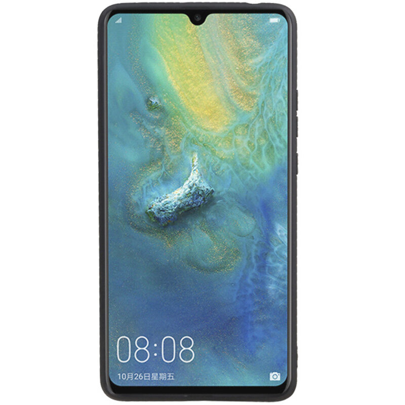 Grip Stand Hardcase Backcover para Huawei Mate 20 X Marrón