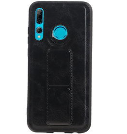 Grip Stand Hardcase Backcover for Huawei P Smart Plus Black