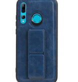 Grip Stand Hardcase Backcover for Huawei P Smart Plus Blue