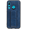 Grip Stand Hardcase Backcover for Huawei P Smart Plus Blue