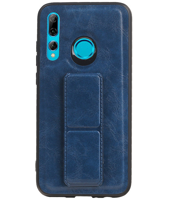 Grip Stand Hardcase Backcover per Huawei P Smart Plus Blue