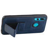 Grip Stand Hardcase Backcover per Huawei P Smart Plus Blue