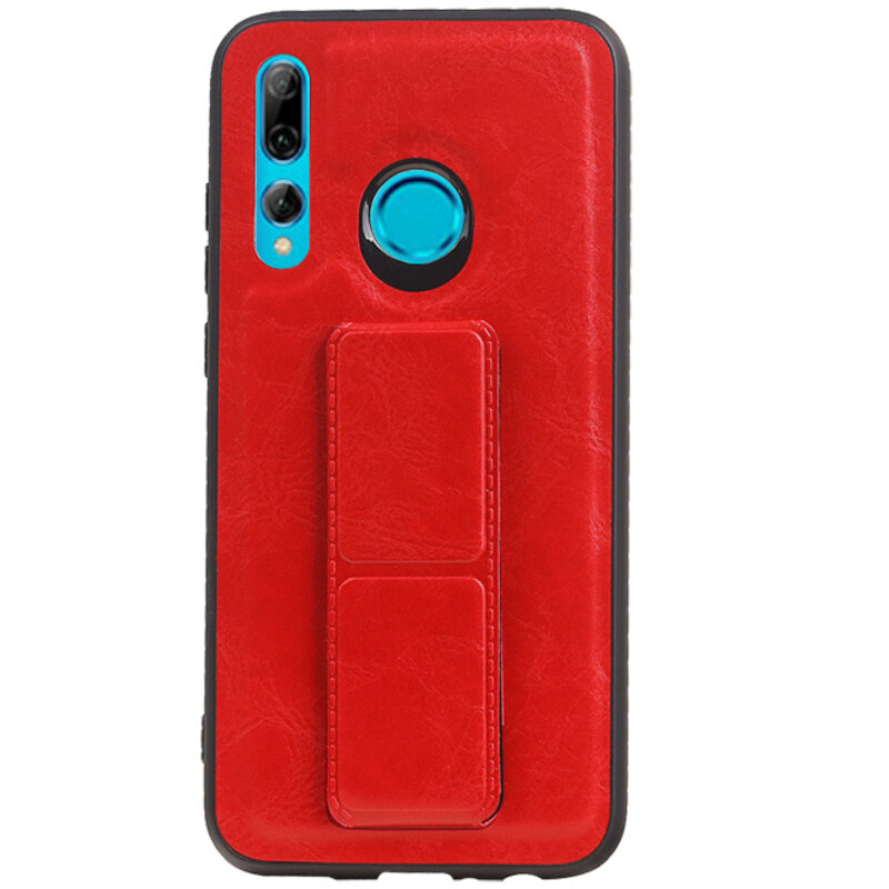 Grip Stand Hardcase Bagcover til Huawei P Smart Plus Rød