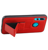 Grip Stand Hardcase Backcover per Huawei P Smart Plus Red