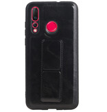 Grip Stand Hardcase Backcover for Huawei Nova 4 Black