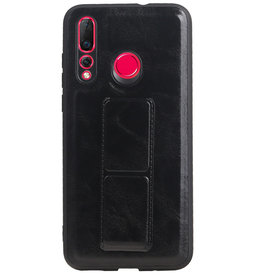 Grip Stand Hardcase Backcover für Huawei Nova 4 Black