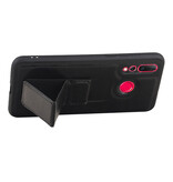 Grip Stand Hardcase Backcover for Huawei Nova 4 Black