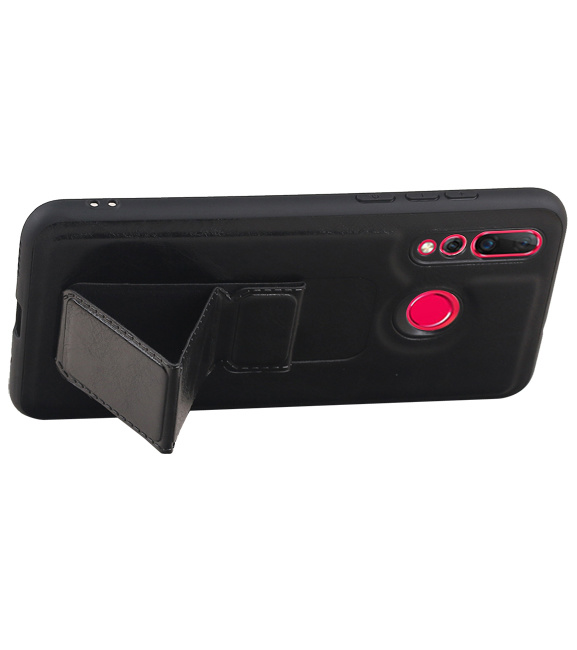 Grip Stand Hardcase Bagcover til Huawei Nova 4 Black