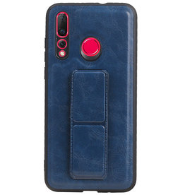 Grip Stand Hardcase Bagcover til Huawei Nova 4 Blue